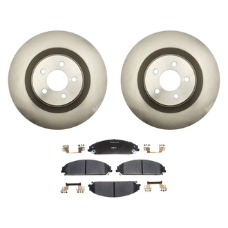 Raybestos® - R-Line™ Plain Front Brake Kit with Ceramic Pads
