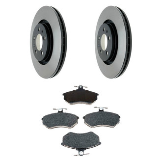 Raybestos® - R-Line™ Plain Front Brake Kit with Semi-Metallic Pads