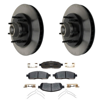 Raybestos® - R-Line™ Plain Front Brake Kit with Ceramic Pads