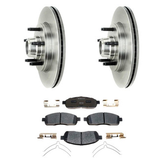 Raybestos® - R-Line™ Plain Front Brake Kit with Ceramic Pads