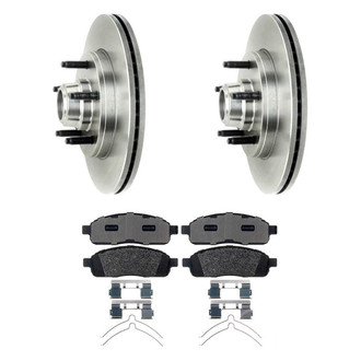 Raybestos® - R-Line™ Plain Front Brake Kit with Semi-Metallic Pads