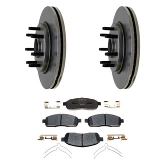 Raybestos® - R-Line™ Plain Front Brake Kit with Ceramic Pads