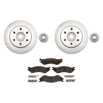 Raybestos® - R-Line™ Plain Front Brake Kit with Ceramic Pads