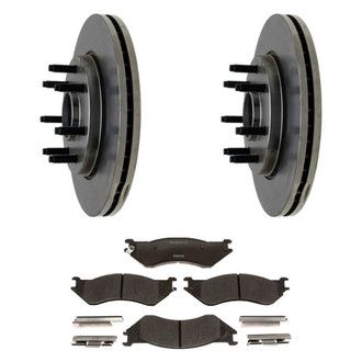 Raybestos® - R-Line™ Plain Front Brake Kit with Ceramic Pads