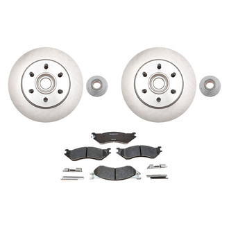 Raybestos® - R-Line™ Plain Front Brake Kit with Semi-Metallic Pads