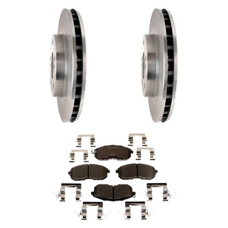 Raybestos® - R-Line™ Plain Front Brake Kit with Ceramic Pads