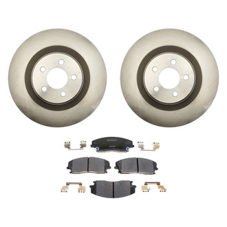 Raybestos® - R-Line™ Plain Front Brake Kit with Ceramic Pads