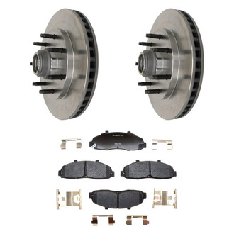 Raybestos® - R-Line™ Plain Front Brake Kit with Ceramic Pads