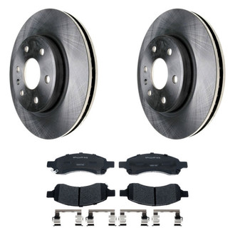 Raybestos® - R-Line™ Plain Front Brake Kit with Ceramic Pads
