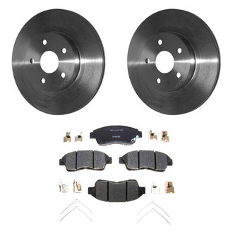 Raybestos® - R-Line™ Plain Front Brake Kit with Ceramic Pads