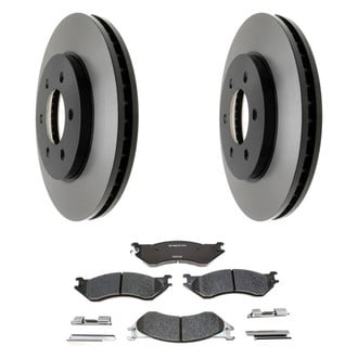 Raybestos® - R-Line™ Plain Front Brake Kit with Semi-Metallic Pads