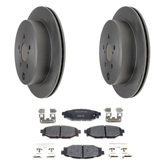 Raybestos® - R-Line™ Plain Rear Brake Kit with Ceramic Pads