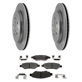 Raybestos® - R-Line™ Plain Rear Brake Kit with Ceramic Pads