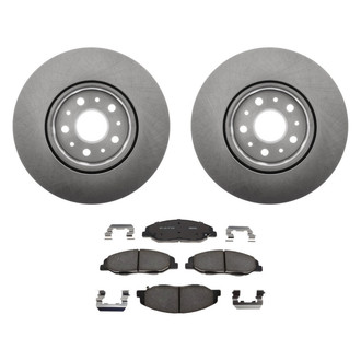 Raybestos® - R-Line™ Plain Front Brake Kit with Ceramic Pads