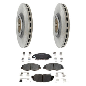 Raybestos® - R-Line™ Plain Front Brake Kit with Ceramic Pads