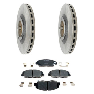 Raybestos® - R-Line™ Plain Front Brake Kit with Ceramic Pads