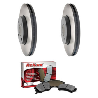 Raybestos® - R-Line™ Plain Front Brake Kit with Semi-Metallic Pads