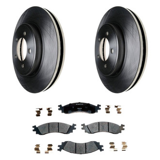 Raybestos® - R-Line™ Plain Front Brake Kit with Ceramic Pads