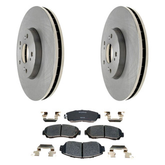 Raybestos® - R-Line™ Plain Front Brake Kit with Ceramic Pads