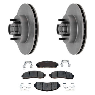 Raybestos® - R-Line™ Plain Front Brake Kit with Ceramic Pads