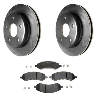 Raybestos® BNDL-1269-31019009 - R-Line™ Plain Front Brake Kit with Semi-Metallic Pads