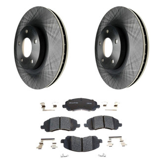 Raybestos® - R-Line™ Plain Front Brake Kit with Ceramic Pads