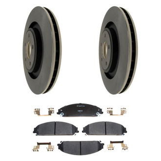 Raybestos® - R-Line™ Plain Front Brake Kit with Ceramic Pads