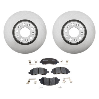 Raybestos® - R-Line™ Plain Front Brake Kit with Ceramic Pads