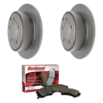 Raybestos® - R-Line™ Plain Rear Brake Kit with Ceramic Pads