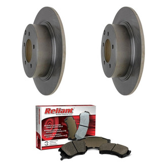 Raybestos® - R-Line™ Plain Rear Brake Kit with Ceramic Pads