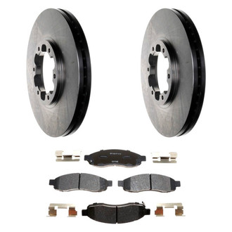 Raybestos® - R-Line™ Plain Front Brake Kit with Ceramic Pads