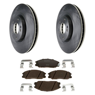 Raybestos® - R-Line™ Plain Front Brake Kit with Ceramic Pads
