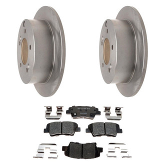 Raybestos® - R-Line™ Plain Rear Brake Kit with Ceramic Pads