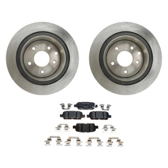 Raybestos® - R-Line™ 1-Piece Brake Kit with Ceramic Brake Pads