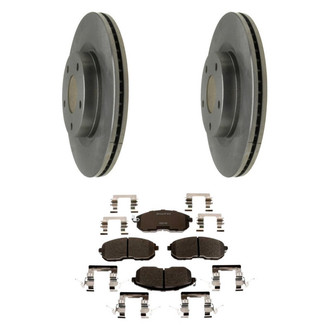 Raybestos® - R-Line™ Plain Front Brake Kit with Ceramic Pads