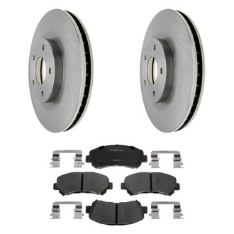 Raybestos® - R-Line™ Plain Front Brake Kit with Ceramic Pads