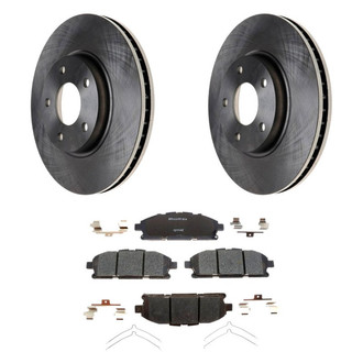 Raybestos® - R-Line™ Plain Front Brake Kit with Ceramic Pads