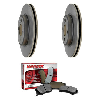 Raybestos® BNDL-1269-31019141 - R-Line™ Plain Front Brake Kit with Semi-Metallic Pads