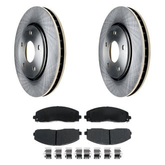Raybestos® - R-Line™ Plain Front Brake Kit with Ceramic Pads