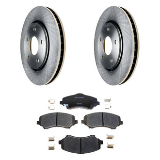 Raybestos® - R-Line™ Plain Front Brake Kit with Ceramic Pads