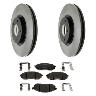Raybestos® - R-Line™ 1-Piece Brake Kit with Ceramic Brake Pads