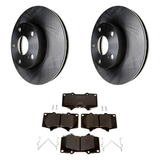 Raybestos® - R-Line™ Plain Front Brake Kit with Ceramic Pads