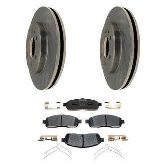 Raybestos® - R-Line™ Plain Front Brake Kit with Ceramic Pads