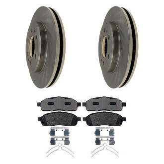 Raybestos® - R-Line™ Plain Front Brake Kit with Semi-Metallic Pads