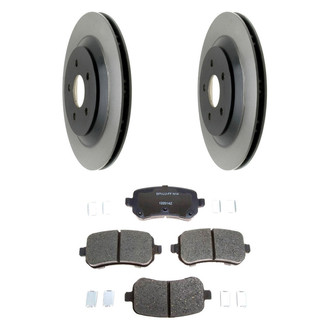 Raybestos® - R-Line™ Plain Rear Brake Kit with Ceramic Pads