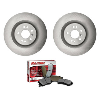 Raybestos® - R-Line™ 1-Piece Brake Kit with Semi-Metallic Brake Pads