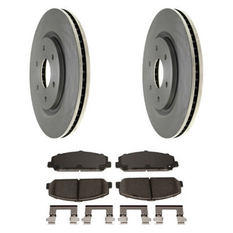 Raybestos® - R-Line™ Plain Front Brake Kit with Ceramic Pads