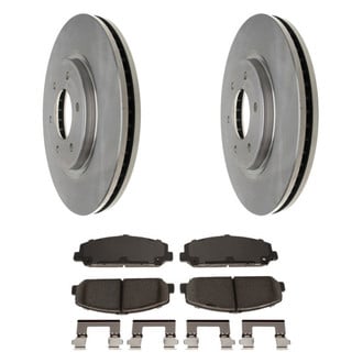 Raybestos® - R-Line™ Plain Front Brake Kit with Ceramic Pads
