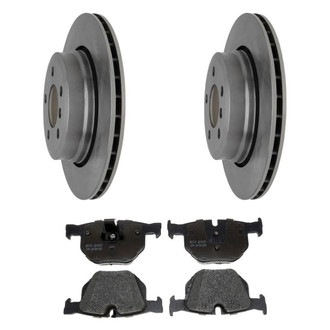 Raybestos® - R-Line™ Plain Rear Brake Kit with Semi-Metallic Pads