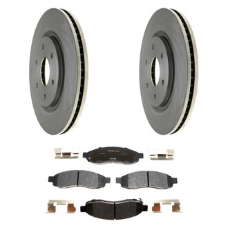 Raybestos® - R-Line™ Plain Front Brake Kit with Ceramic Pads